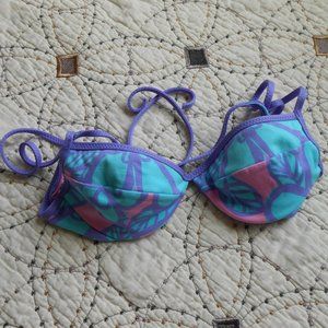 3/$10 Citrus Lined Wired Bikini Top